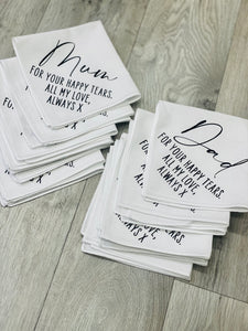 Mini handkerchief non personalised