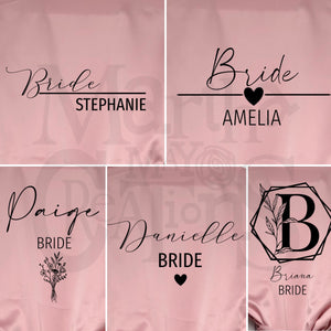 Personalised Lace Robe