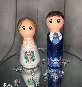 Peg Doll Cake Toppers