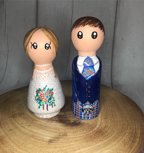 Peg Doll Cake Toppers